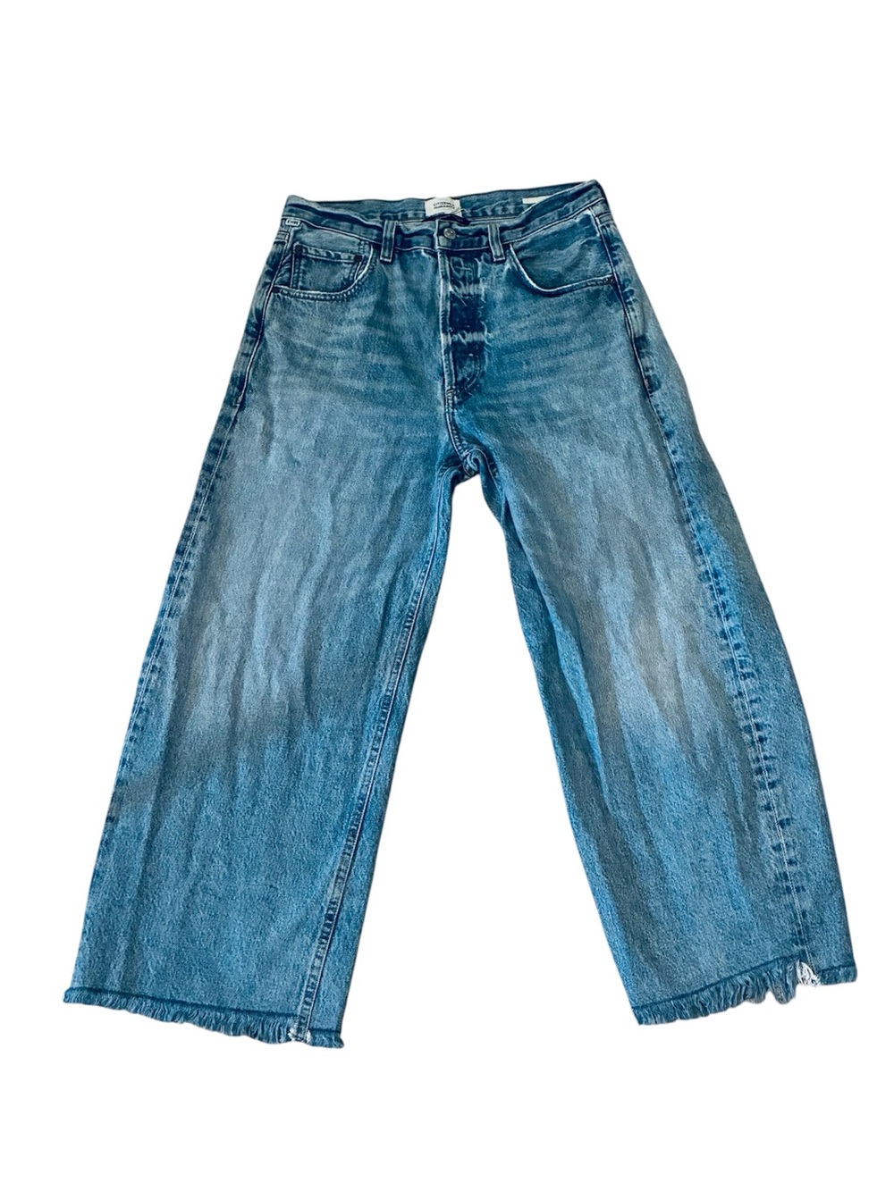Citizens Of Humanity Light Blue Distressed Denim Jeans Ayla Size 27